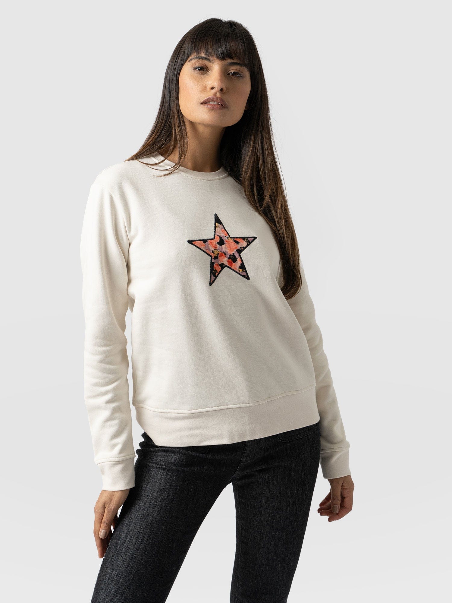 Stellar Sweater Cream Confetti Petal - Women's Sweaters | Saint + Sofia® EU